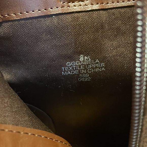 GBG brown suede like platform heeled ankle bootie - Picture 7 of 10